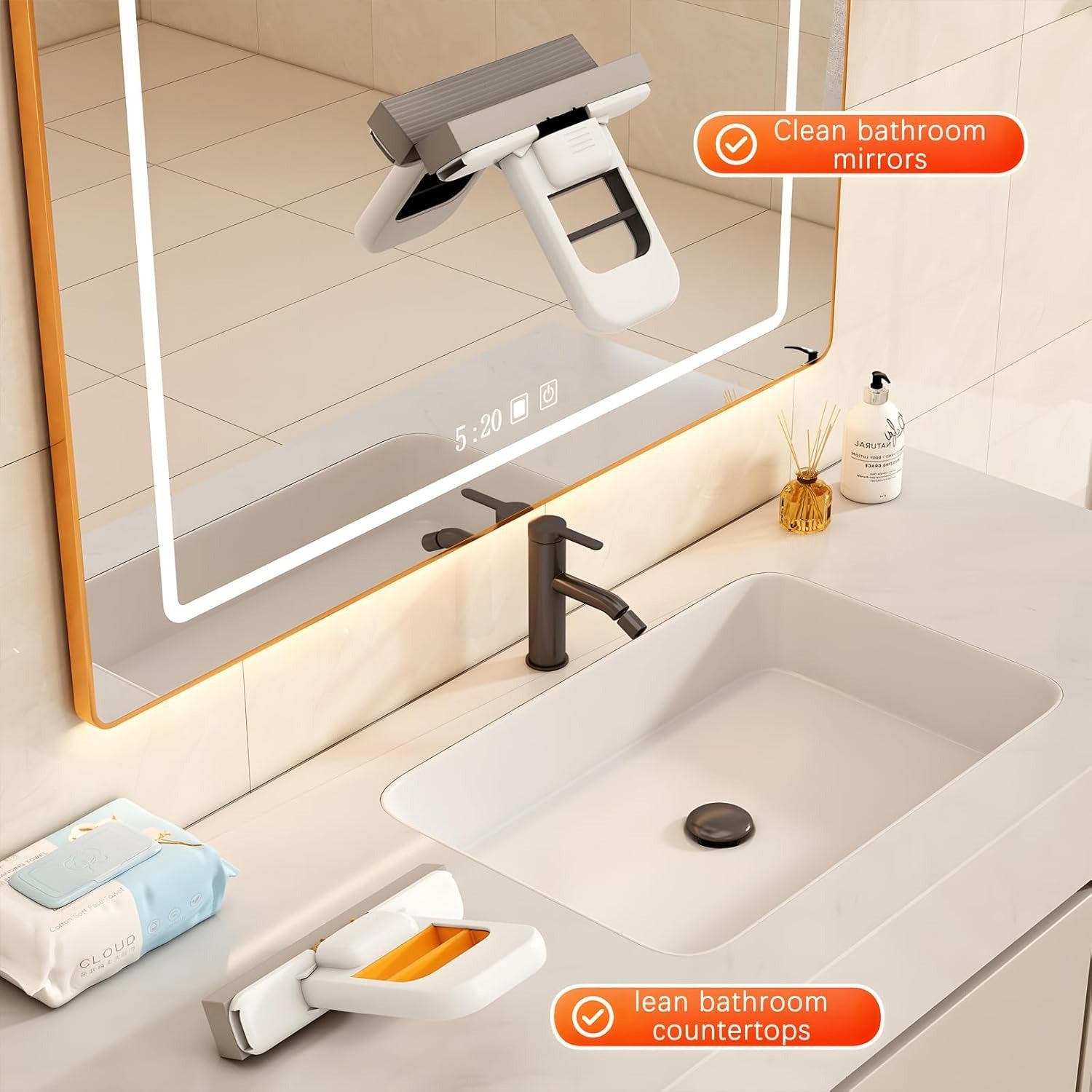 Mini foldable desktop Mop